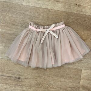 Jamie Kay Blush and Beige Tulle Skirt
